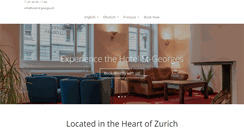 Desktop Screenshot of hotel-st-georges.ch