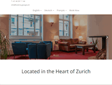 Tablet Screenshot of hotel-st-georges.ch