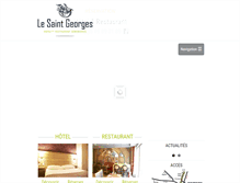Tablet Screenshot of hotel-st-georges.com